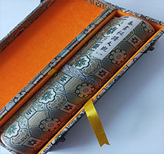 公安书画装裱案例